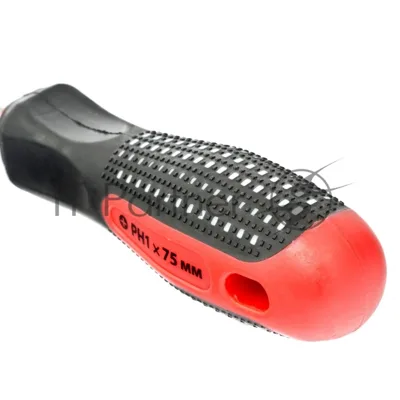 Отвертка Matrix Fusion, PH1х 75 мм, CrV, 3-х компонентная рукоятка "anti slip"