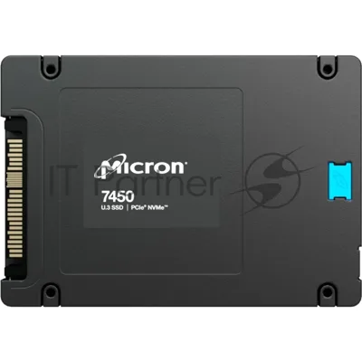 Накопитель SSD Micron 7450 Pro, 1.92Tb, 2.5", U.3, NVMe, R/W 6800/2700