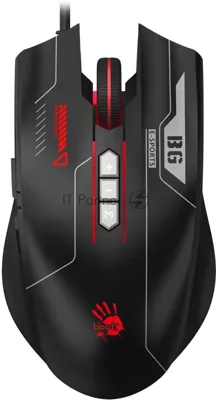 Мышь проводная A4Tech Bloody ES7 черный, 6000 dpi, USB, кнопки - 8
