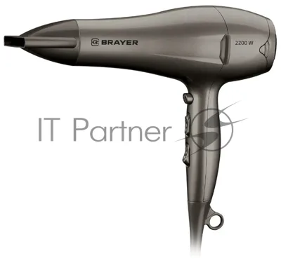Фен BRAYER BR3006 коричневый, 2200 Вт