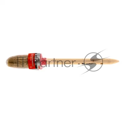 Кисть круглая MTX 82078 № 8 (35 мм), натуральная щетина, деревянная рукоятка