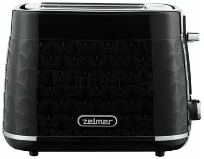 Тостер Zelmer ZTS8010 черный, 930 Вт, 2 слота