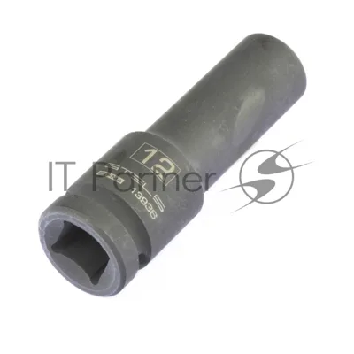 Головка ударная удлиненная шестигранная Stels 12 мм, 1/2", CrMo