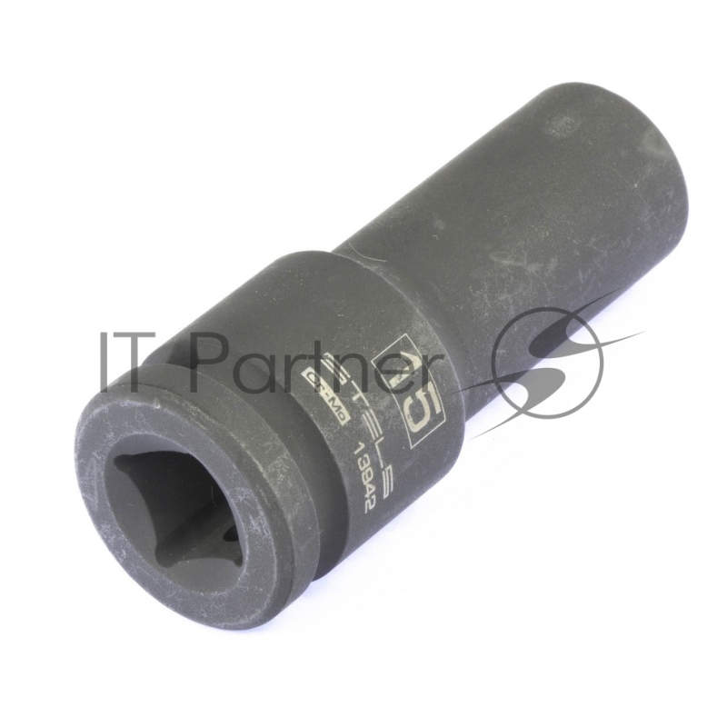 Головка ударная удлиненная шестигранная Stels 15 мм, 1/2", CrMo