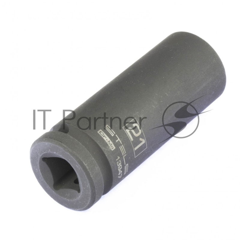 Головка ударная удлиненная шестигранная Stels 21 мм, 1/2", CrMo