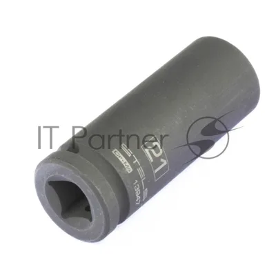 Головка ударная удлиненная шестигранная Stels 21 мм, 1/2", CrMo