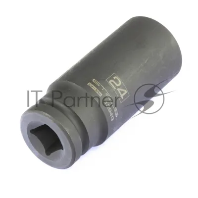 Головка ударная удлиненная шестигранная Stels 24 мм, 1/2", CrMo