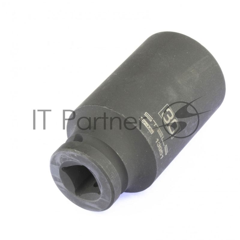 Головка ударная удлиненная шестигранная Stels 30 мм, 1/2", CrMo