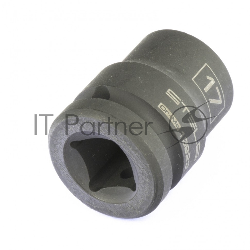 Головка ударная шестигранная, 17 мм, 1/2", CrMo Stels