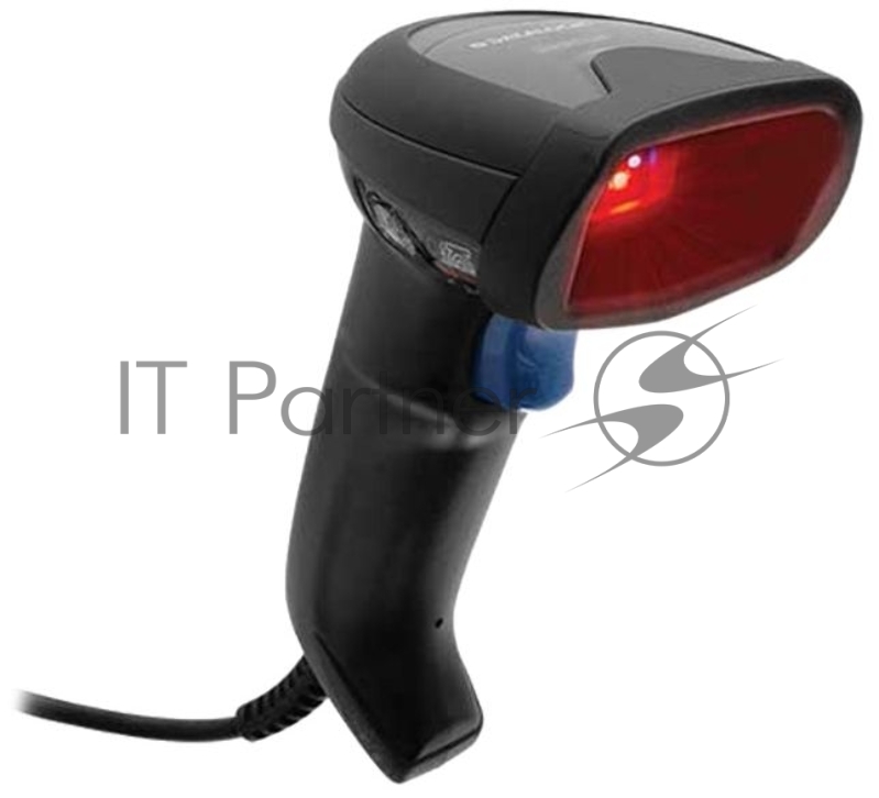 Сканер штрих-кода ручной Datalogic QuickScan QD2590, Kit, 2D Mpixel Imager, 30 скан/сек, USB, черный