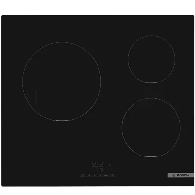 Индукционная варочная поверхность Bosch PUC631BB5E, 3 конфорки, стеклокерамика, 5400 Вт