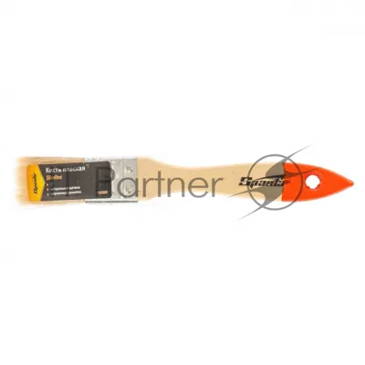 Кисть плоская Sparta Slimline 1" (25 мм), натуральная щетина, деревянная рукоятка