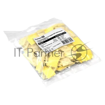 Самоклеющаяся площадка для крепления стяжек ExeGate EX293145RUS STM3030W-100 (30х30 мм, halogen free, -40°C - +85°C, белая, 100 шт)
