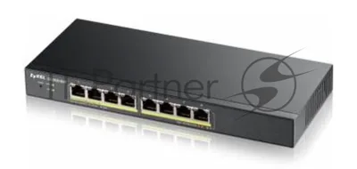 Коммутатор Smart L2 Zyxel GS1900-8, 8xGE, настольный, бесшумный