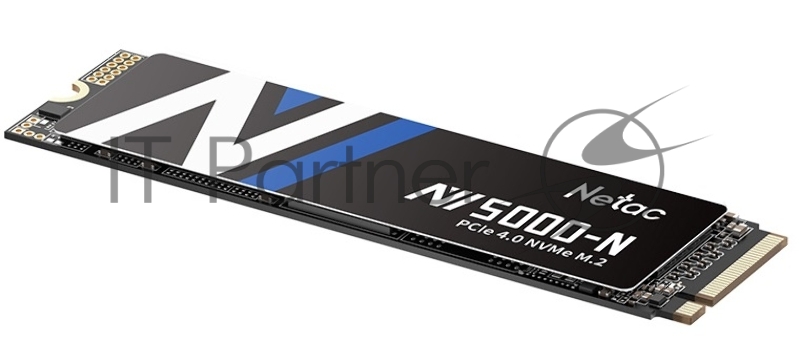 Накопитель SSD Netac NV5000 Pro, 500Gb, M.2 2280, PCIe 4.0 x4, NVMe, R/W 4800/2700, с радиатором