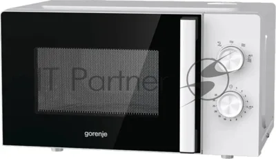 Микроволновая печь Gorenje MO20E1WH белый, 20 л, 800 Вт, переключатели - поворотный механизм