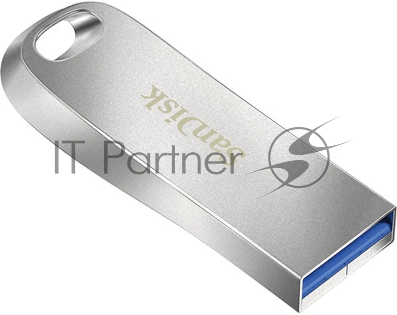 Флешка USB SanDisk CZ74 Ultra Luxe (SDCZ74-256G-G46), 256Gb, USB 3.2 Gen 1, R/W 400/150, серебристый