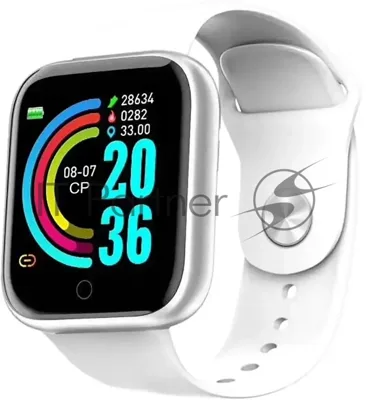 Умные часы IRBIS IceLine, 1.3", TFT, Bluetooth, IP65, белый