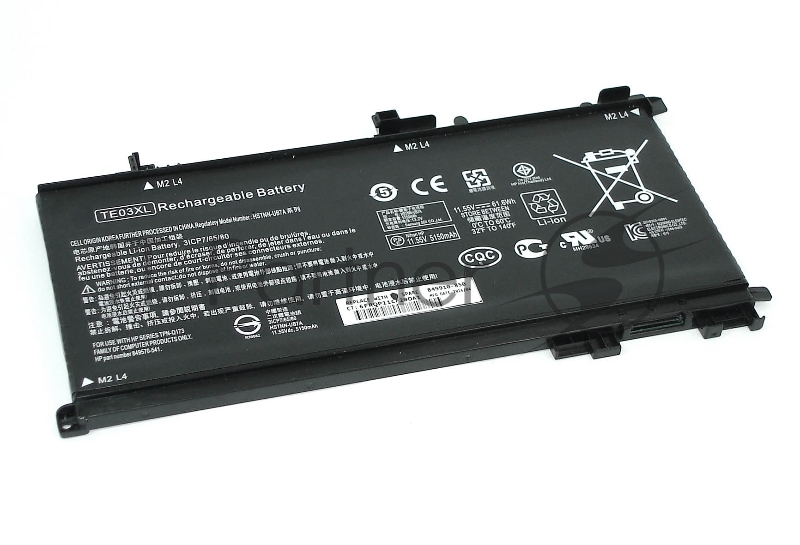 Аккумуляторная батарея для ноутбука HP Pavilion 15-bс Omen 15-ax 11.55V 5150mAh