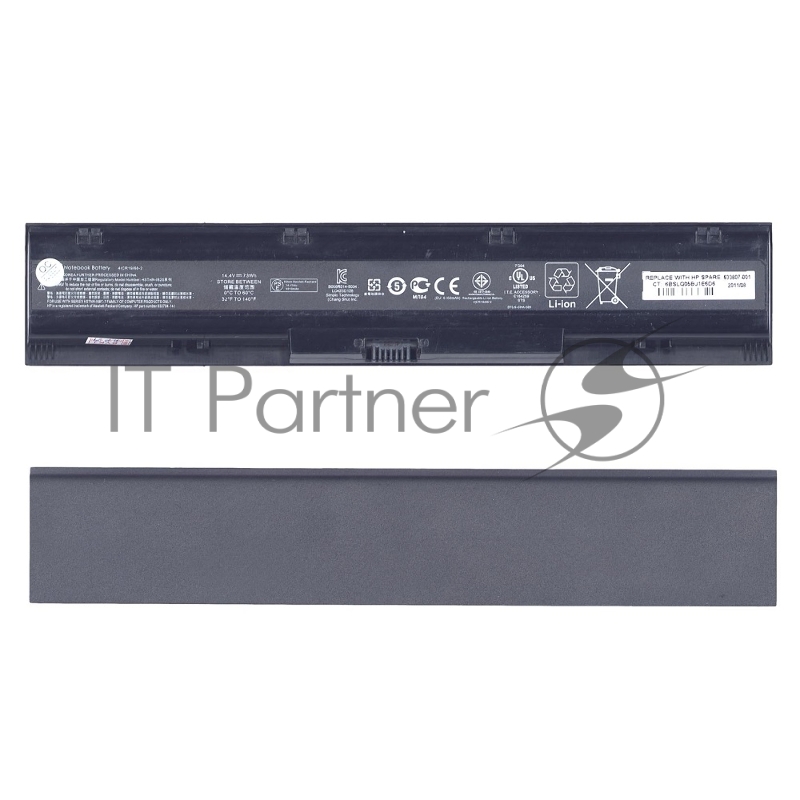 Аккумуляторная батарея для ноутбука HP ProBook 4730s 4740s 14.4V 73Wh черный