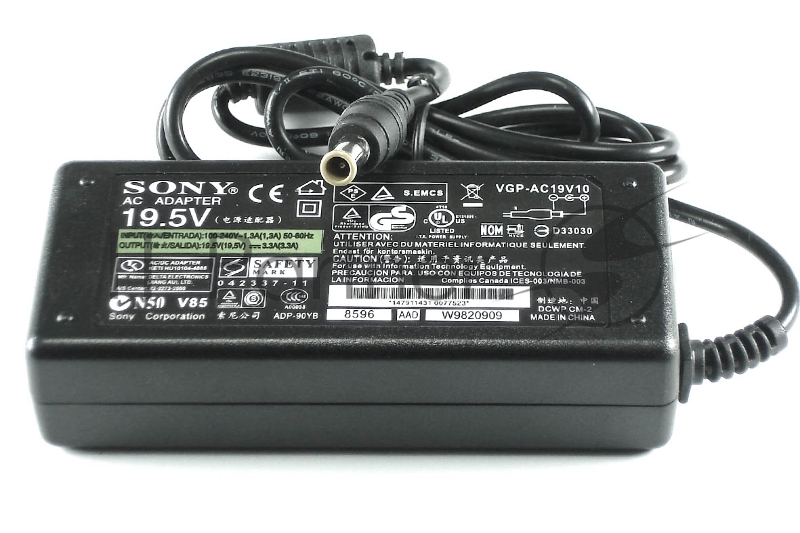 Блок питания (сетевой адаптер) для ноутбуков Sony Vaio 19.5V 3,3A 6.5pin HC