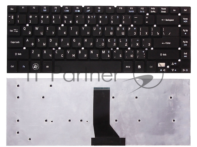 Клавиатура для ноутбука Acer Aspire 3830 3830G 3830T 3830TG 4830 4830G 4830T 4830TG черная