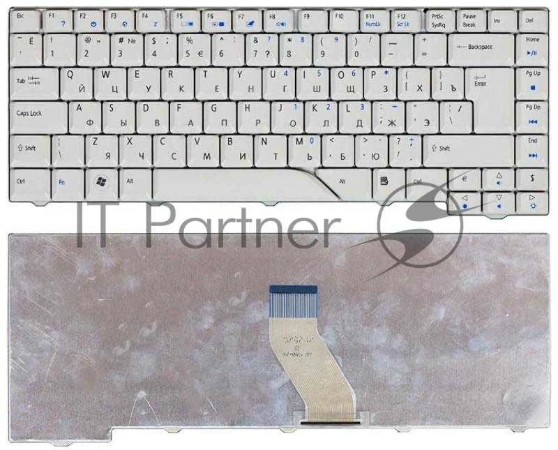 Клавиатура для ноутбука Acer Aspire 4520 4720 5520 5720 белая