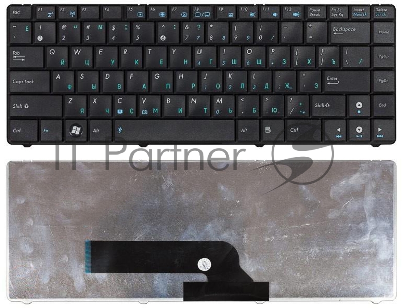Клавиатура для ноутбука Asus K40 K40AB K40AC K40AD черная