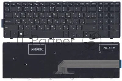 Клавиатура для ноутбука Dell Inspiron 15-5000 5547 5521 5542 черная с рамкой