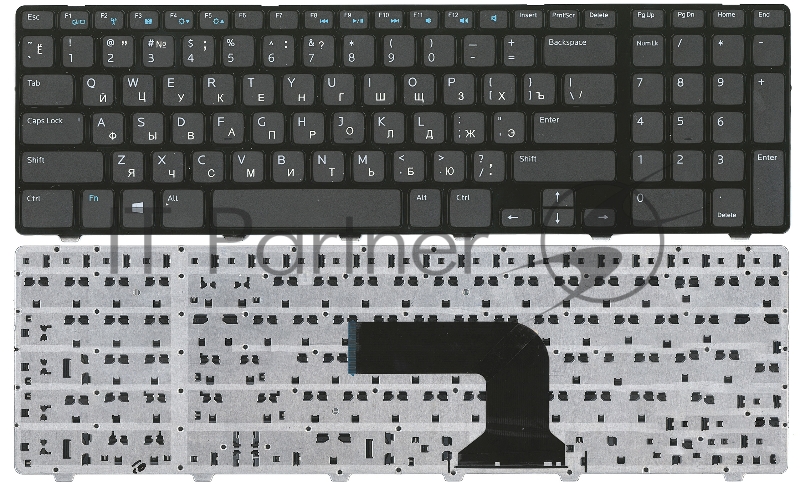 Клавиатура для ноутбука Dell Inspiron 3721 5721 5737 черная