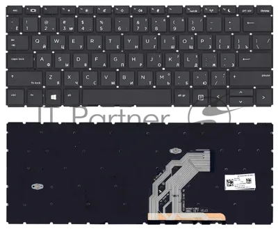 Клавиатура для ноутбука HP 430 G6 черная