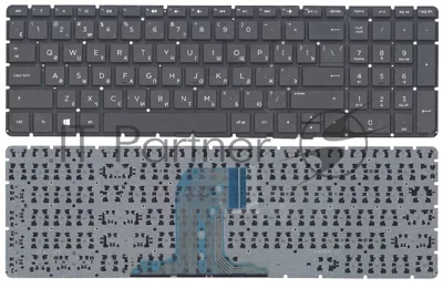 Клавиатура для ноутбука HP Pavilion 250 G4 G5, 255 G4, 15-af черная без рамки