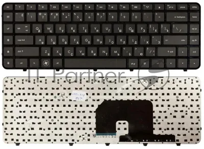 Клавиатура для ноутбука HP Pavilion DV6-3000 черная с рамкой