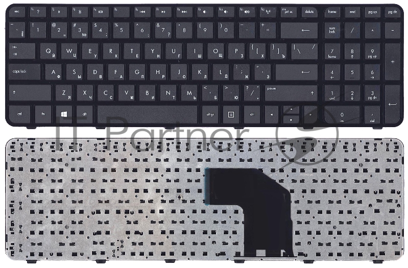 Клавиатура для ноутбука HP Pavilion G6-2000 черная с рамкой