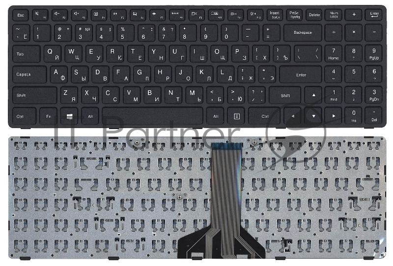 Клавиатура для ноутбука Lenovo Ideapad 300-15 100-15IBD черная