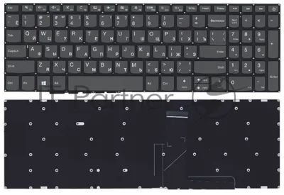 Клавиатура для ноутбука Lenovo IdeaPad 320-15ABR 520-15IKB черная