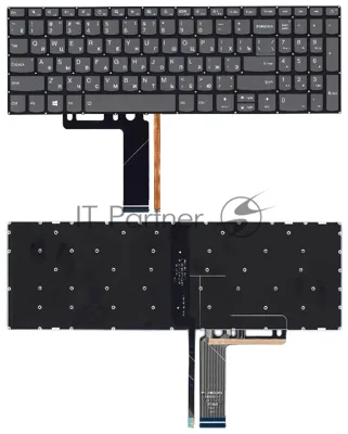Клавиатура для ноутбука Lenovo IdeaPad 320-15ABR 520-15IKB черная с подсветкой