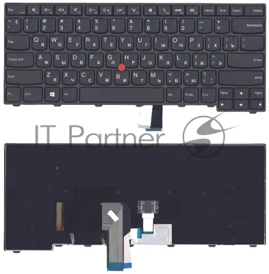 Клавиатура для ноутбука Lenovo ThinkPad T440 T440P T440S черная с указателем