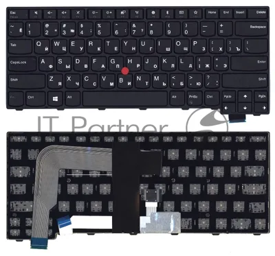 Клавиатура для ноутбука Lenovo Thinkpad T460S T470S черная без подсветки