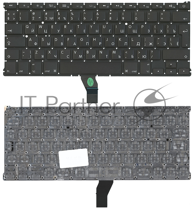 Клавиатура для ноутбука MacBook A1369 2011+ с подсветкой, большой ENTER RU