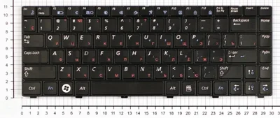 Клавиатура для ноутбука Samsung R518 R520 R522 черная