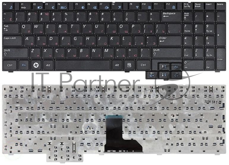 Клавиатура для ноутбука Samsung R519 R528 R530 R540 R618 R620 R525 R719 RV510 RV508 черная