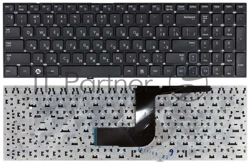 Клавиатура для ноутбука Samsung RC510 RV511 RV513 RV520 черная