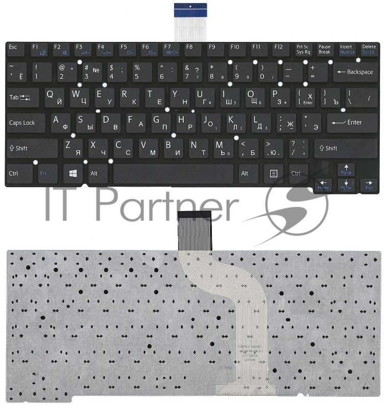 Клавиатура для ноутбука Sony Vaio ultrabook SVT14 SVT13 SVT 14 13 черная