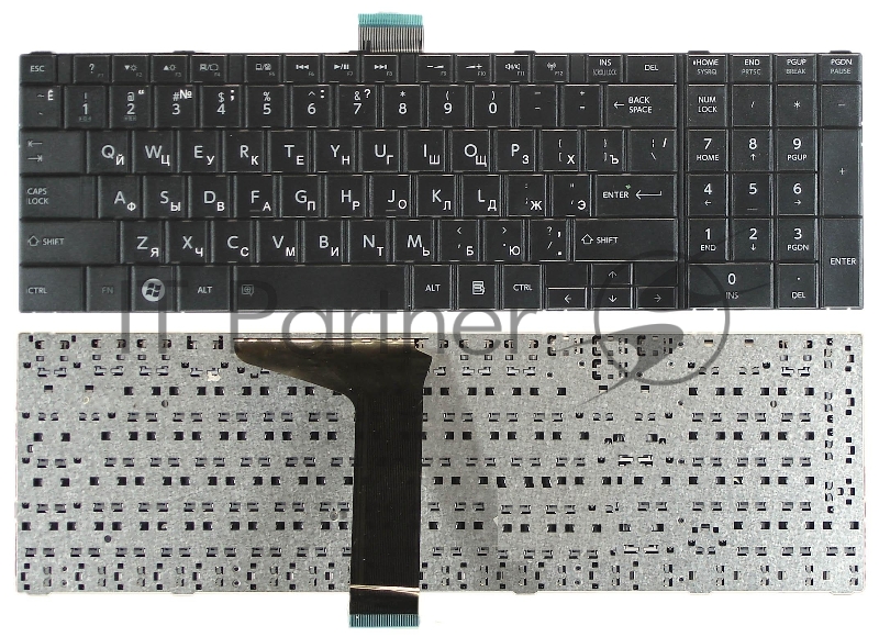 Клавиатура для ноутбука Toshiba Satellite C850 C870 C875 черная