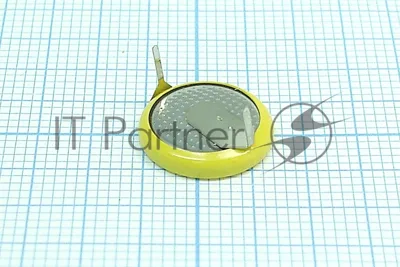 Батарейка CMOS CR1220 под пайку с загнутыми контактами с разных сторон