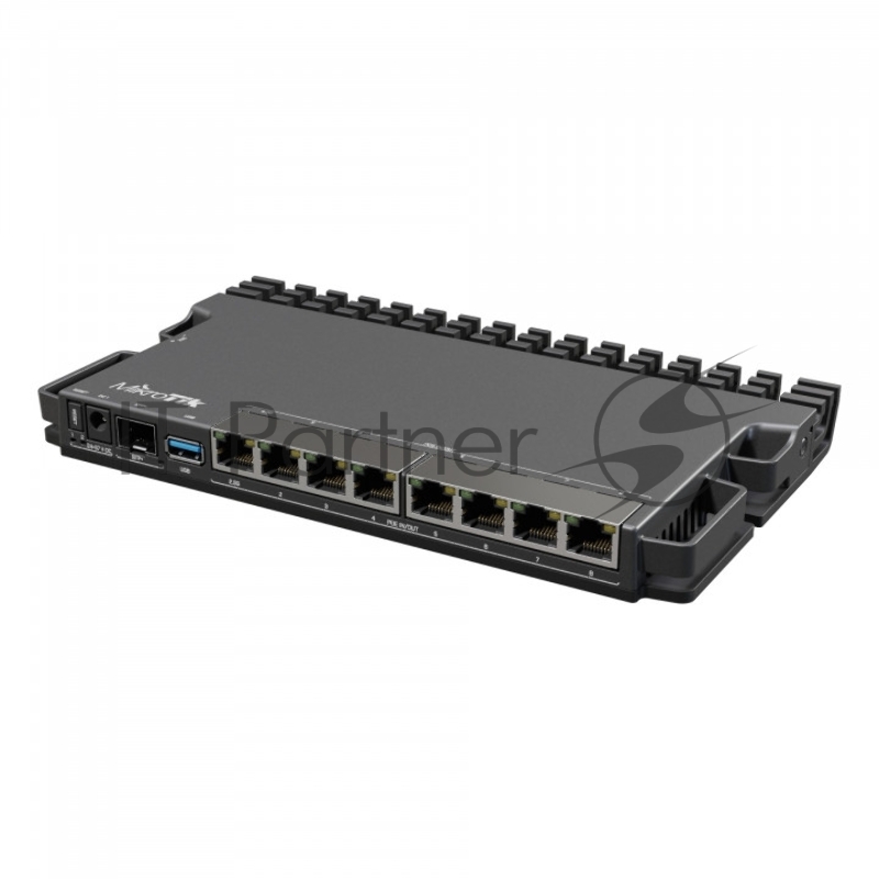 Маршрутизатор MikroTik RB5009UPr+S+IN, 7×1 Гбит/с + 1×2.5 Гбит/с + 1×10 Гбит/с SFP+, управляемый