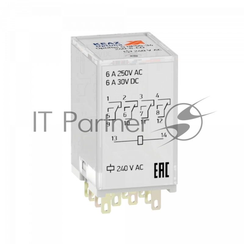 Реле промежуточное OptiRel G RP55-34-240-6-CO КЭАЗ 281115