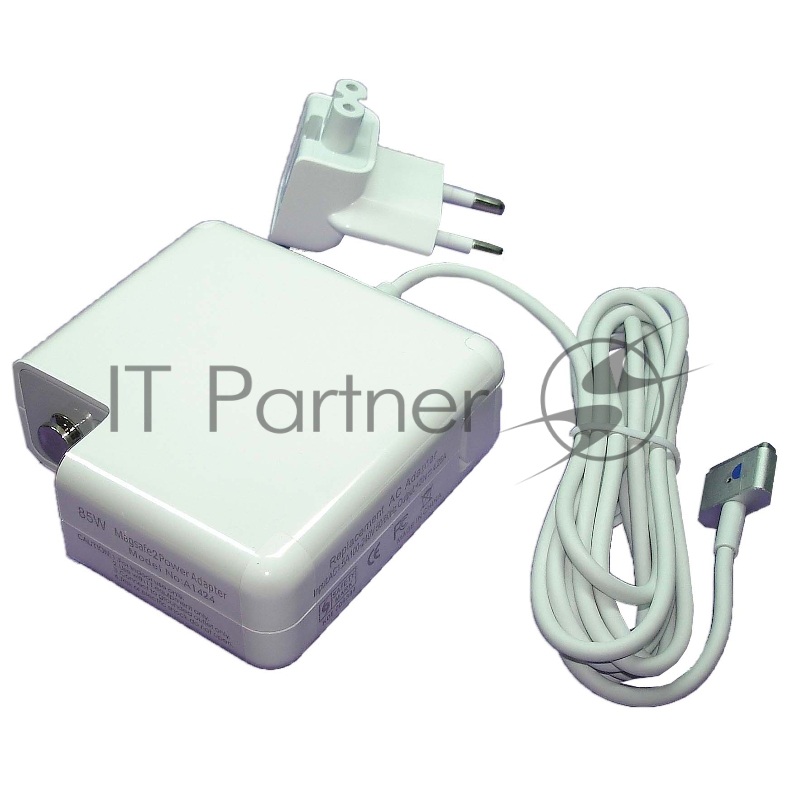 Блок питания (сетевой адаптер) для ноутбуков Apple 20V 4.25A 85W MagSafe2 T-shape REPLACEMENT OEM