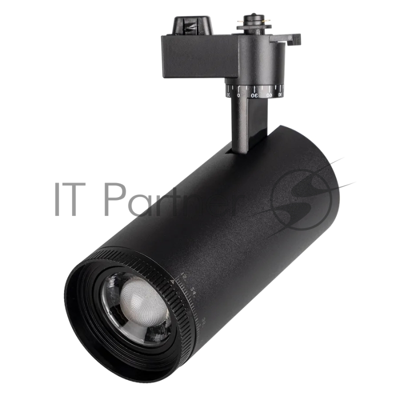 Прожектор трековый PTR 0728 ZOOM 28w BL ZOOM Черный